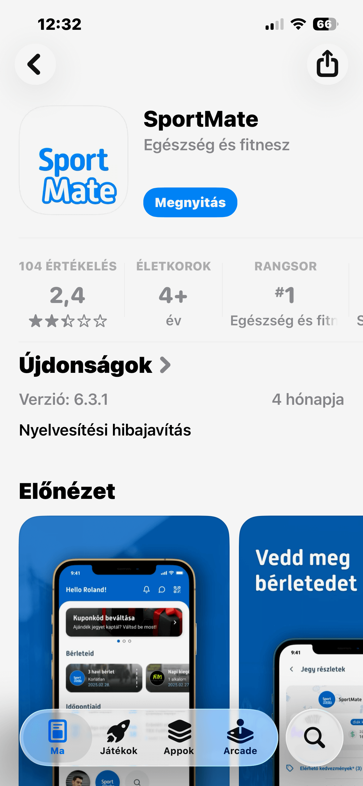 Foglalás 1. lépés