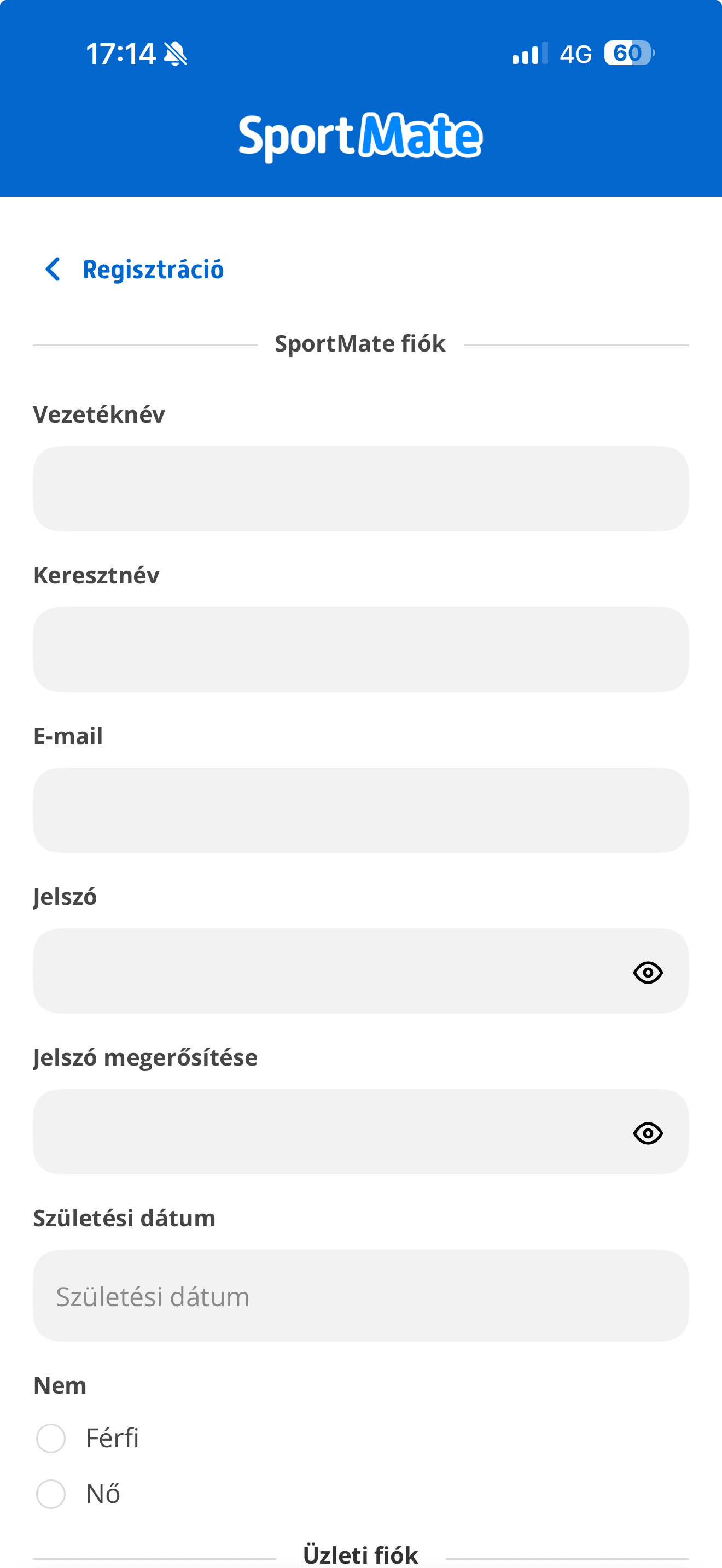 Foglalás 2. lépés