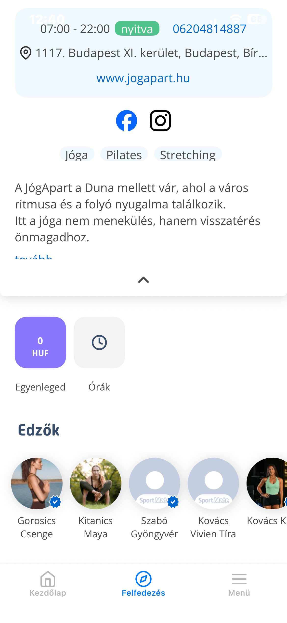 Foglalás 4. lépés